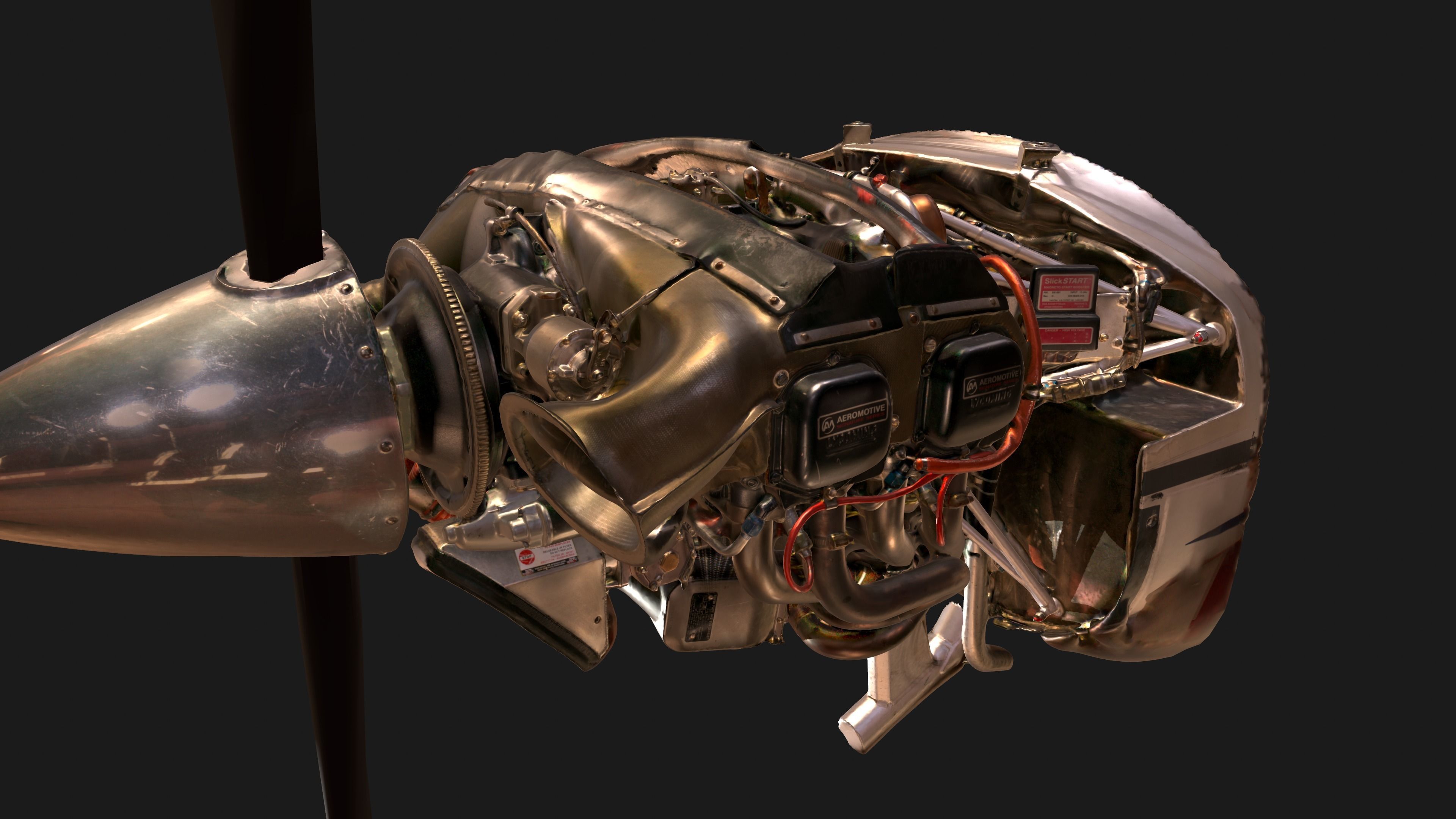 Engine scanned 3d models 3D model_12