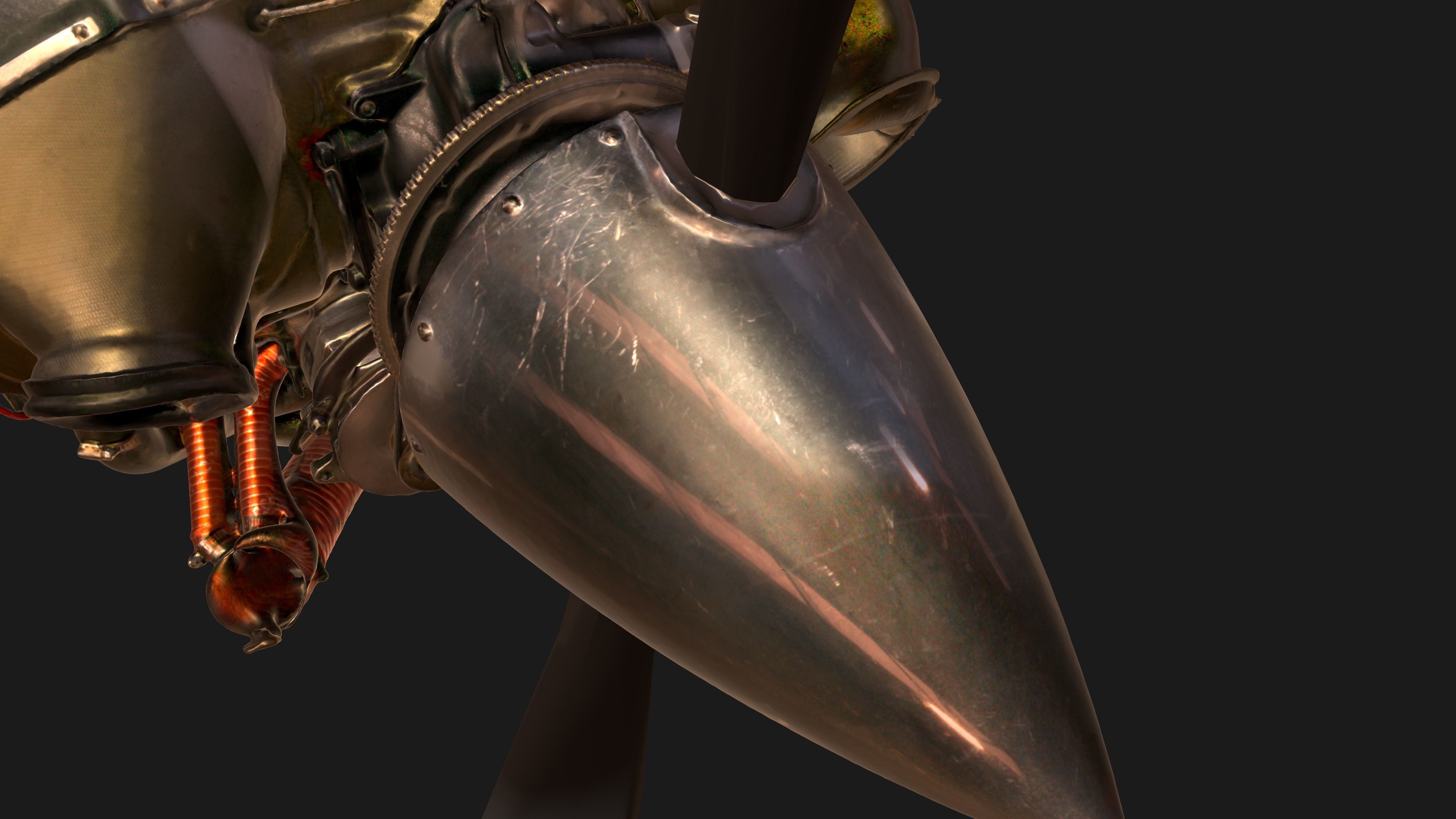 Engine scanned 3d models 3D model_11