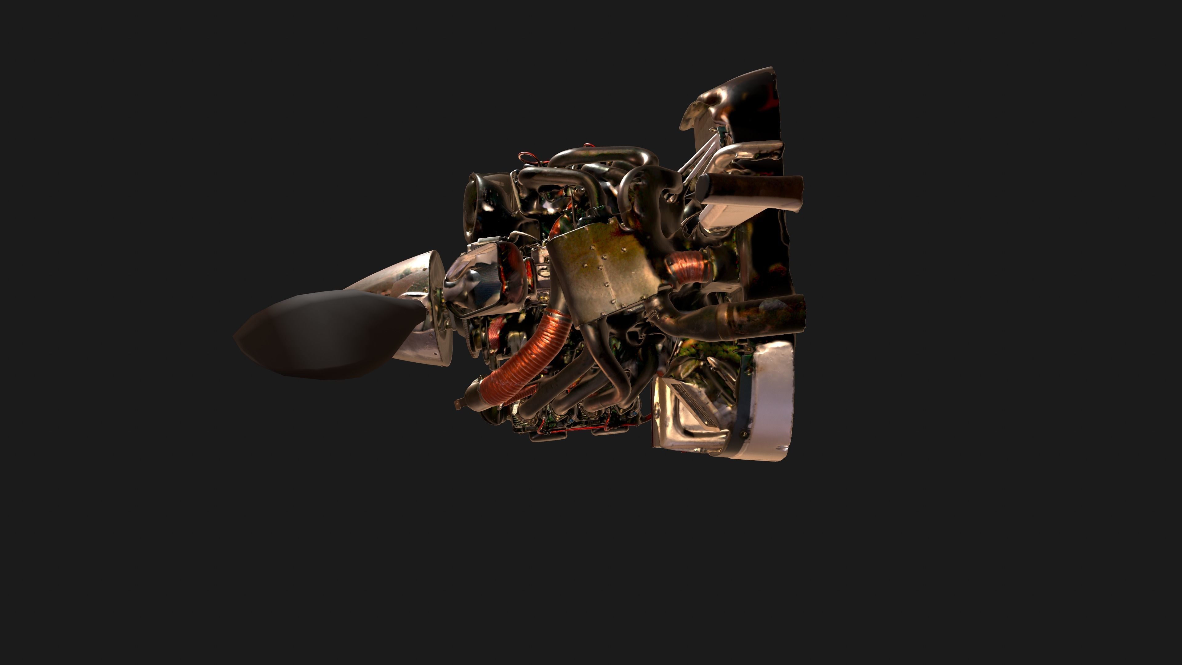 Engine scanned 3d models 3D model_9
