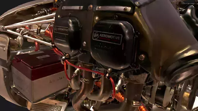 Engine scanned 3d models