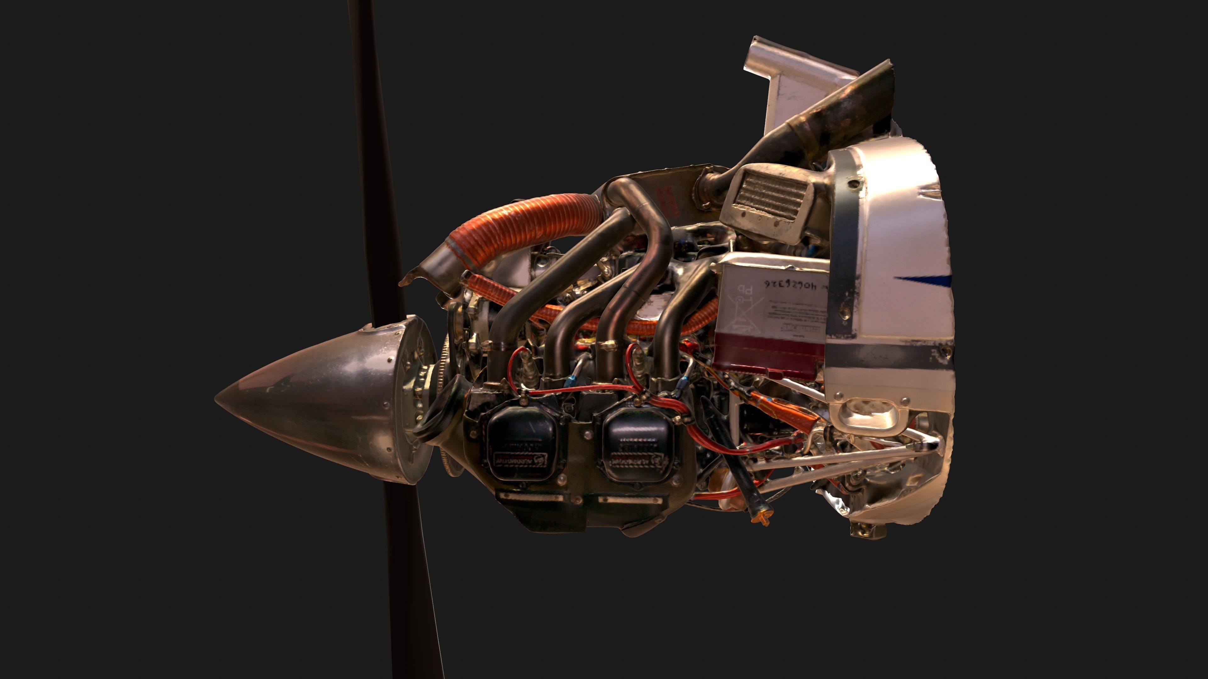 Engine scanned 3d models 3D model_5