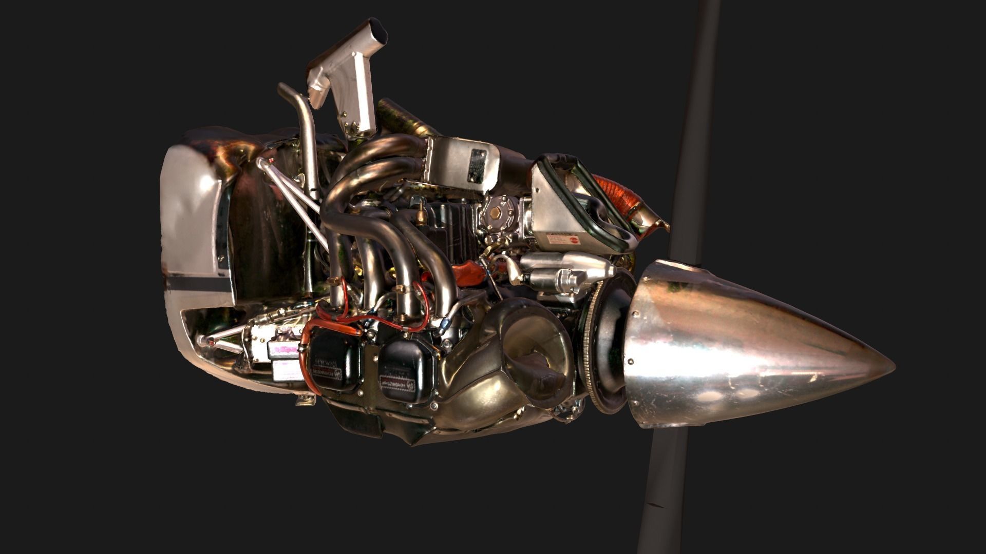 Engine scanned 3d models 3D model_3