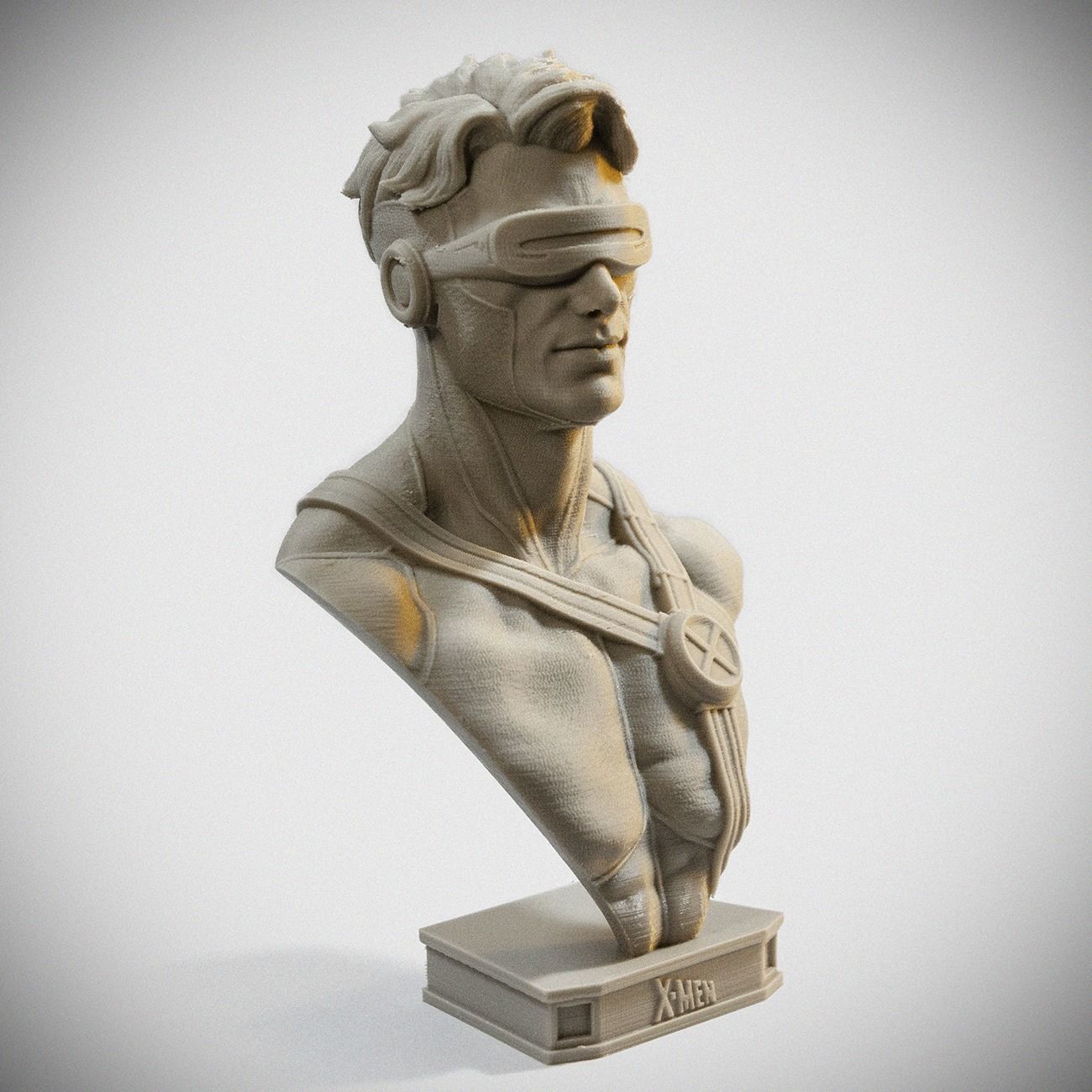 Cyclops X-Men Bust 3D print model_7