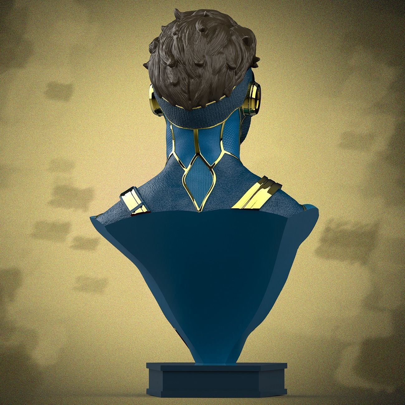 Cyclops X-Men Bust 3D print model_3