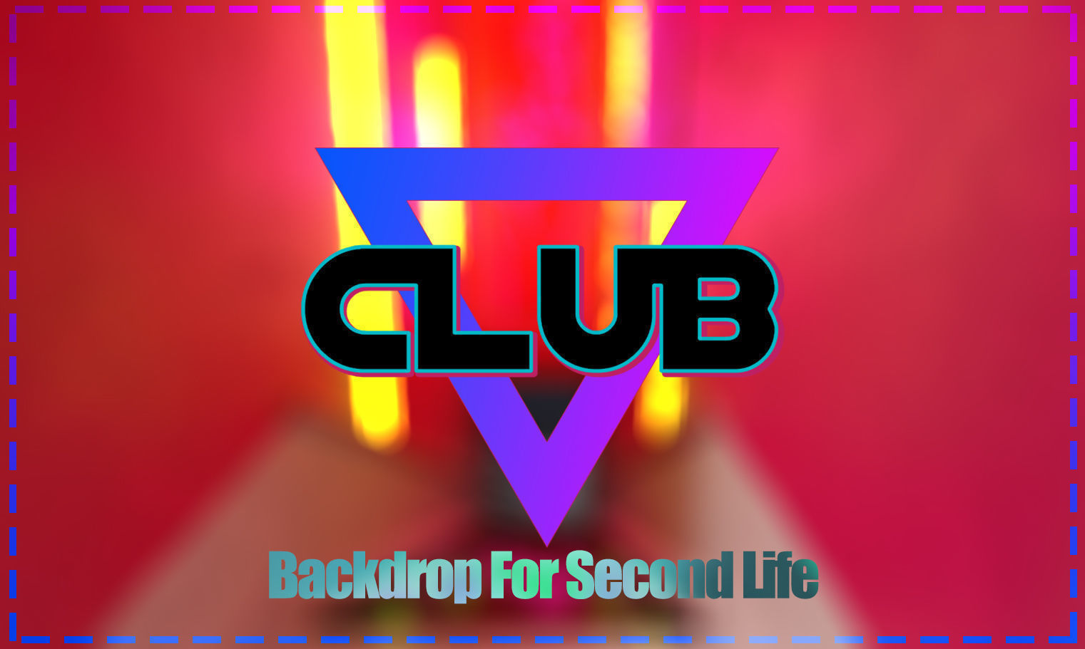 backdrop second life Low-poly 3D model_2