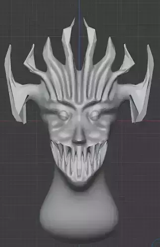 horror head 3d model