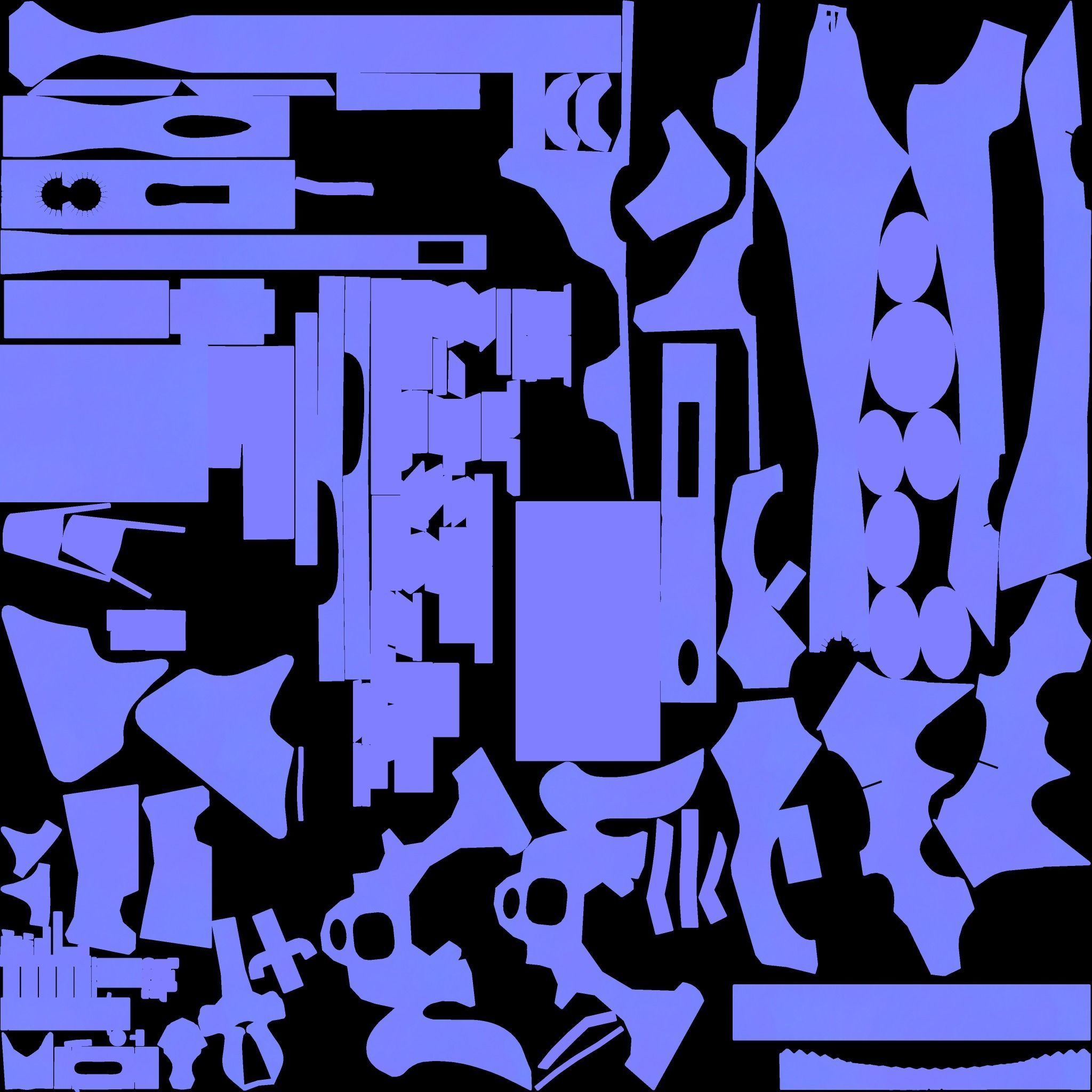 Shuriken Catapult Warhammer 40000 Eldar Low-poly 3D model_18