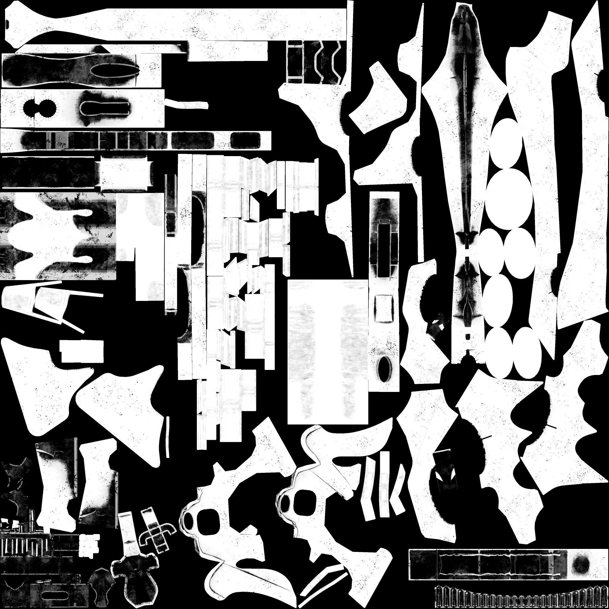 Shuriken Catapult Warhammer 40000 Eldar Low-poly 3D model_16