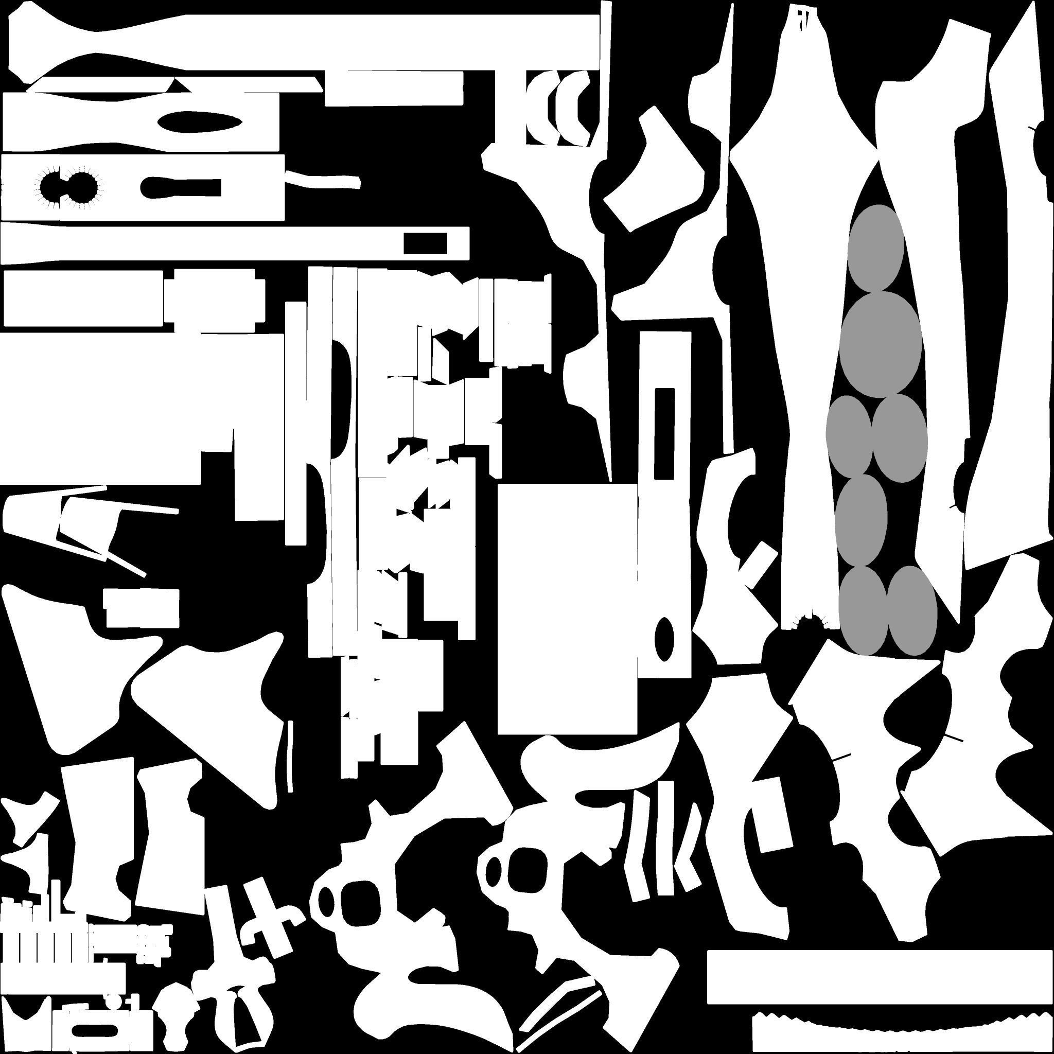 Shuriken Catapult Warhammer 40000 Eldar Low-poly 3D model_20