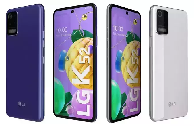Lg K52 Blue And White