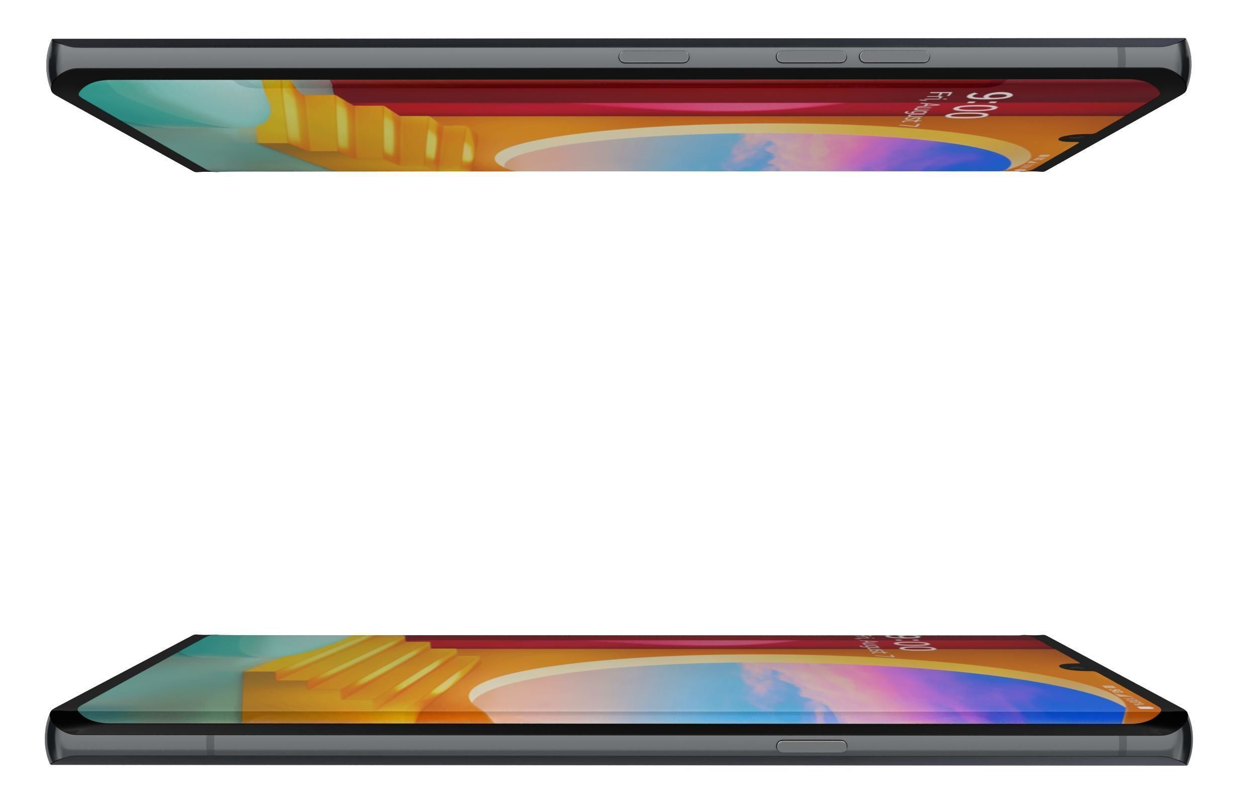 LG Velvet Aurora Gray 3D model_9