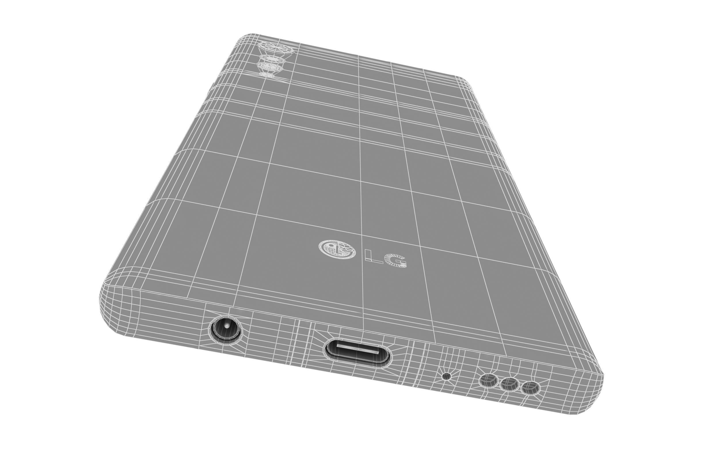 LG Velvet Aurora Gray 3D model_21