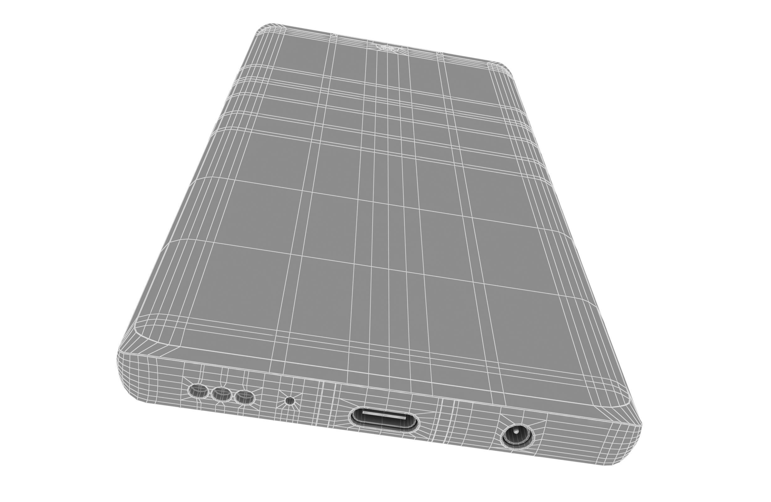 LG Velvet Aurora White 3D model_19