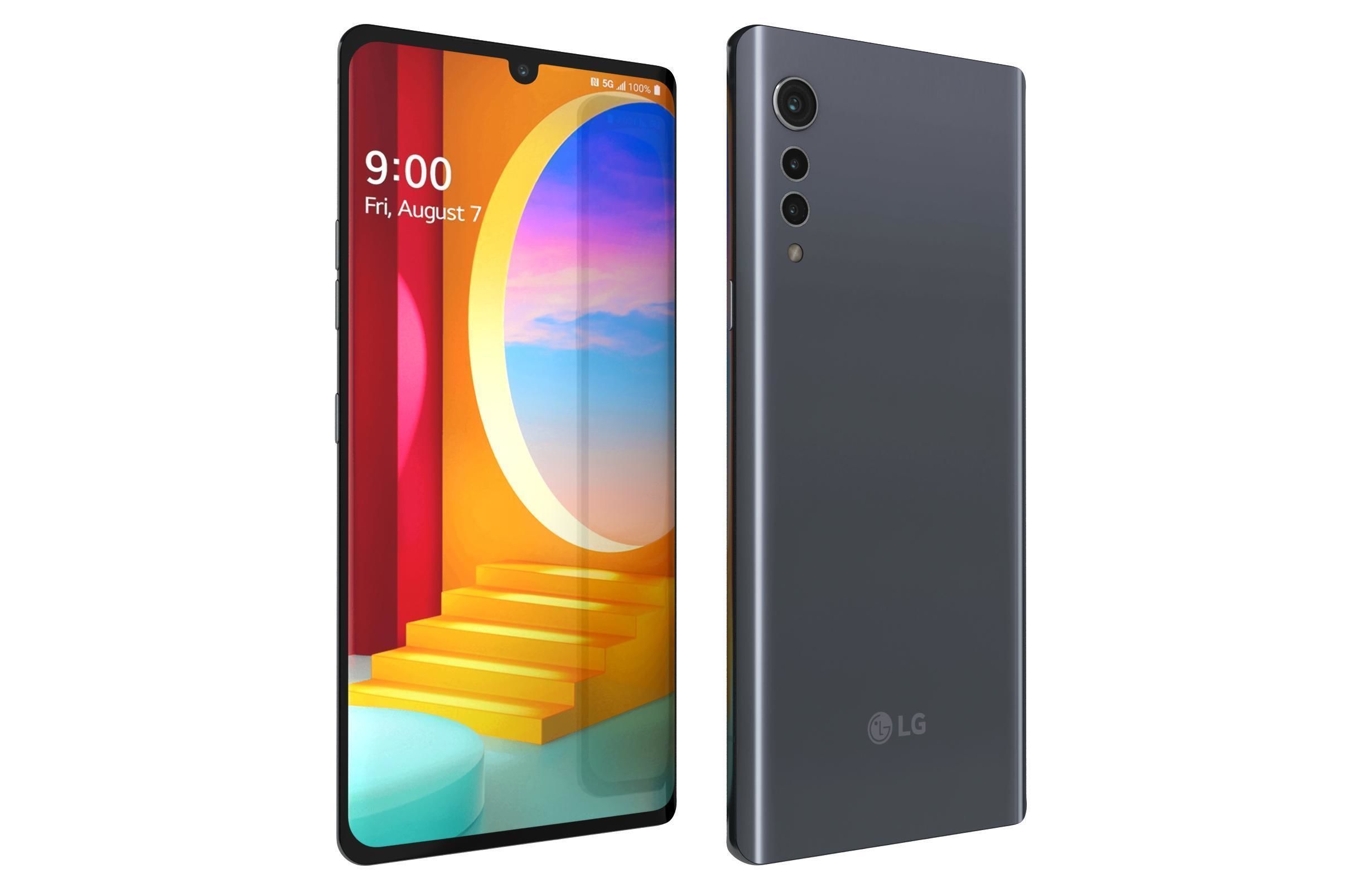 LG Velvet All Colors 3D model_21