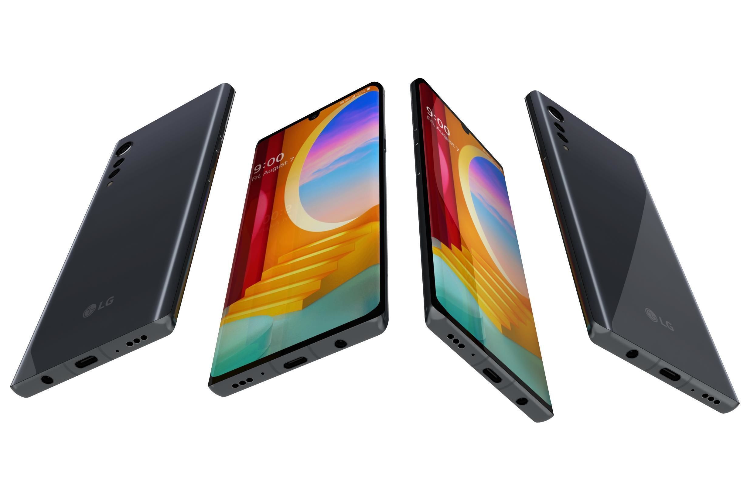 LG Velvet All Colors 3D model_26