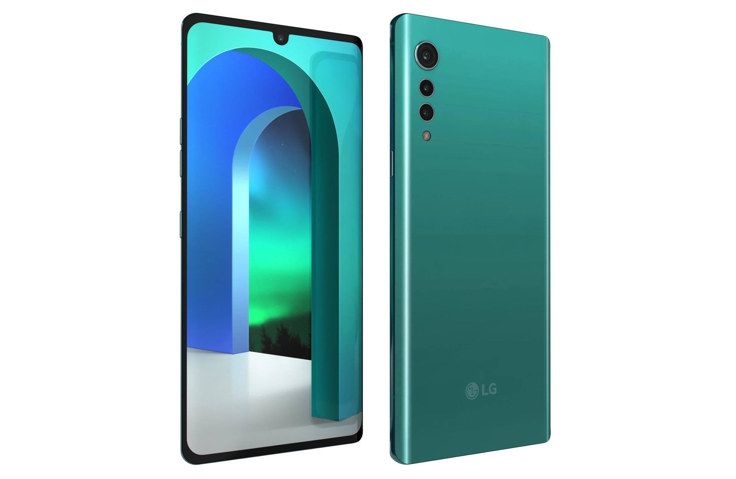 LG Velvet All Colors 3D model_2