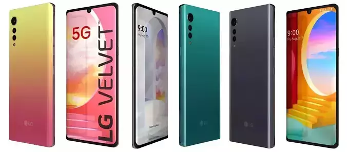 LG Velvet All Colors