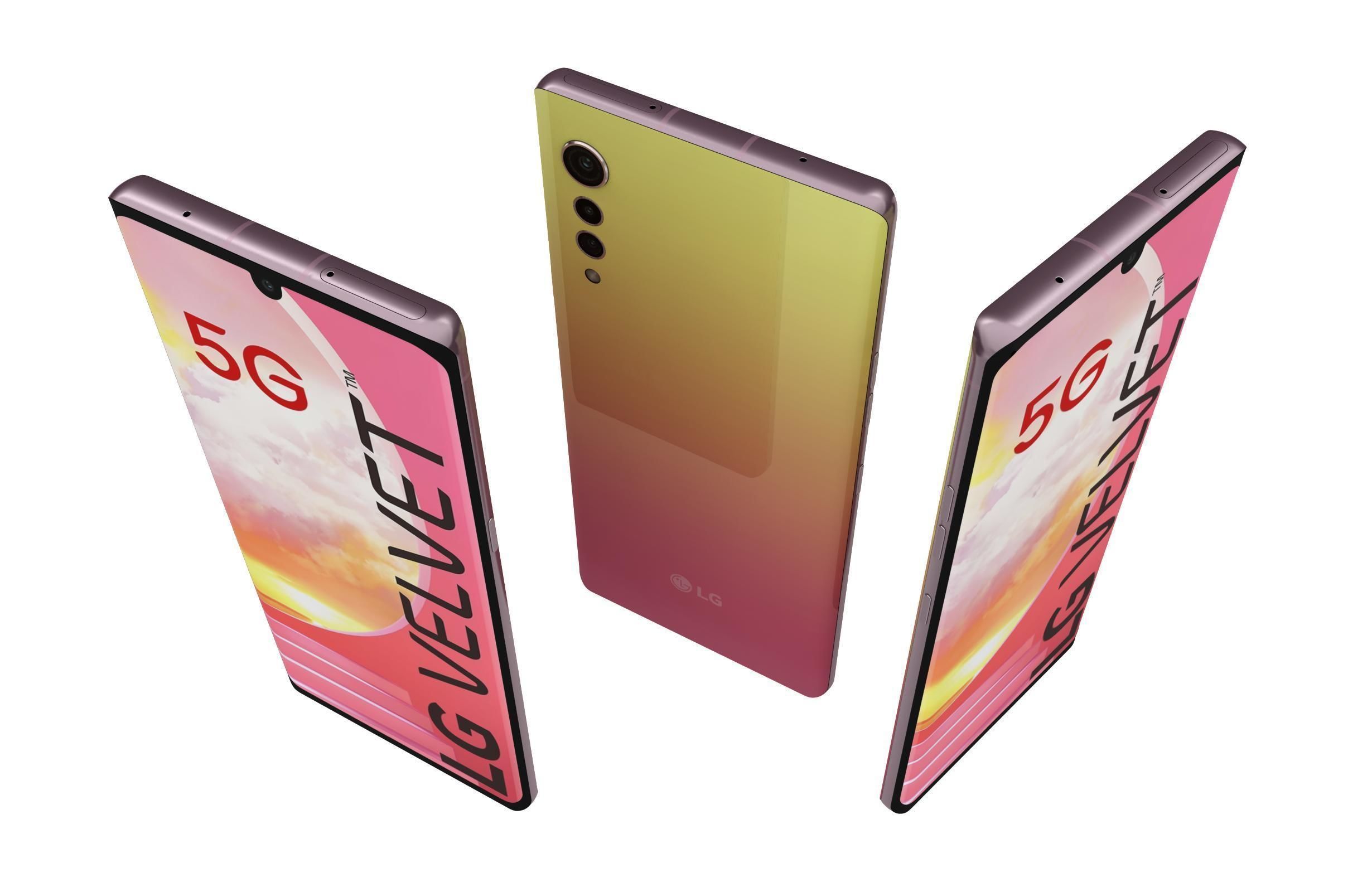 LG Velvet All Colors 3D model_18