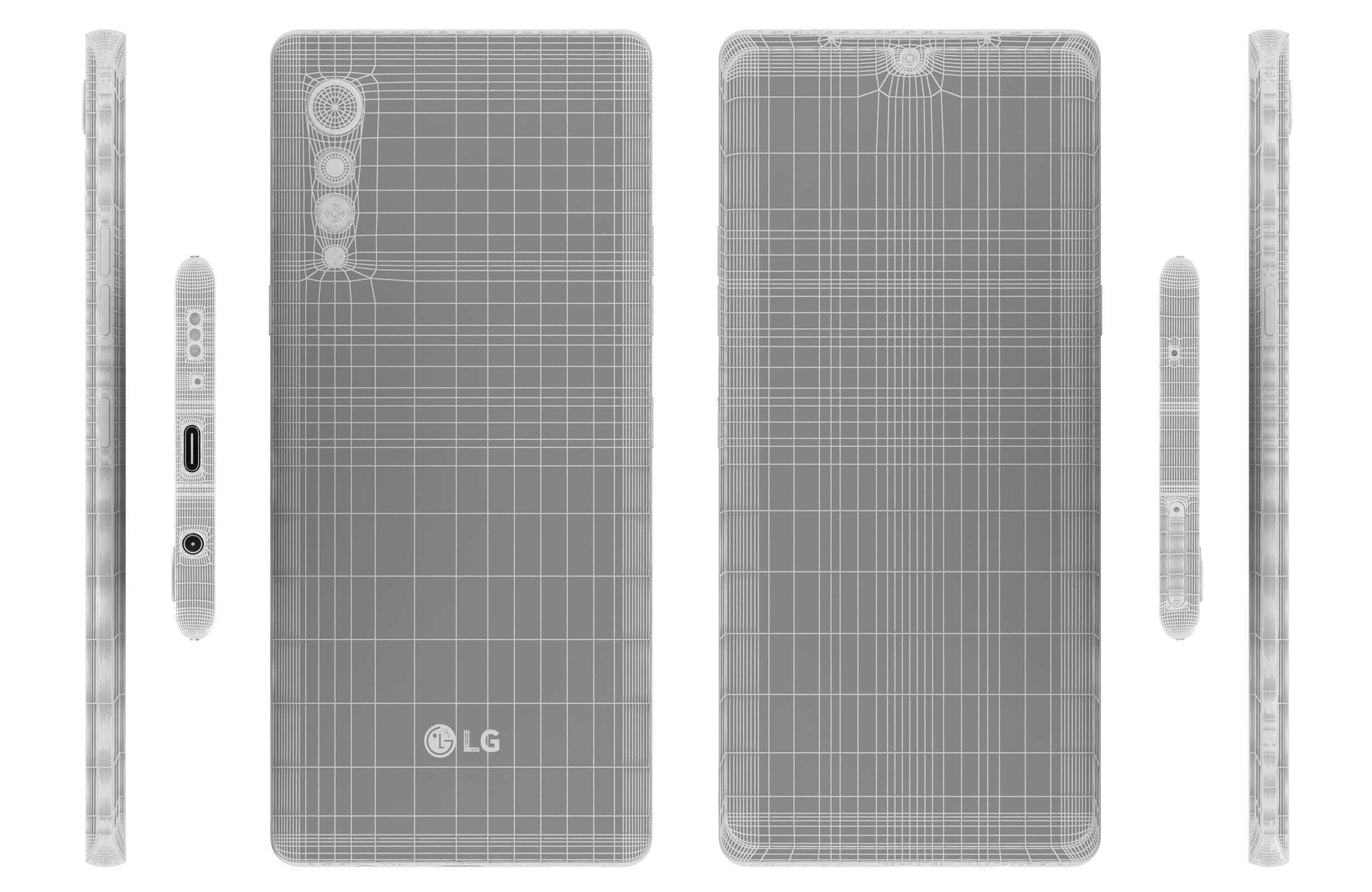 LG Velvet All Colors 3D model_34