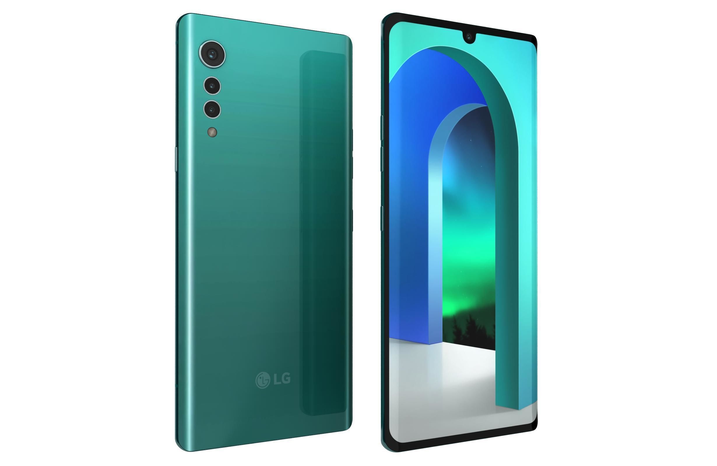 LG Velvet All Colors 3D model_9