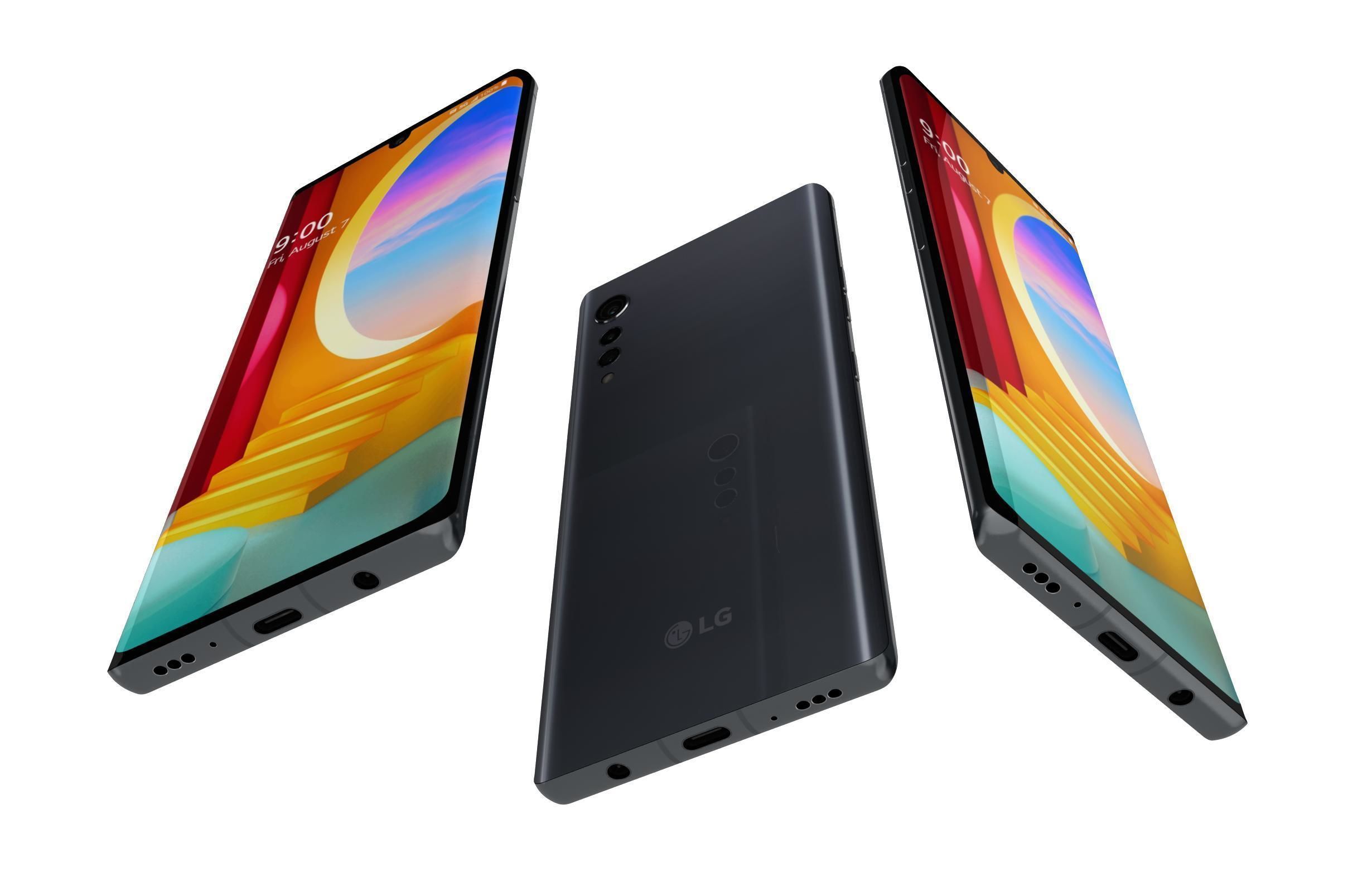 LG Velvet All Colors 3D model_23