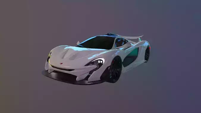 McLaren P1 GTR High poly 