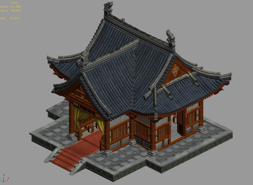 Santos-Meeting Room 253 3D model_4