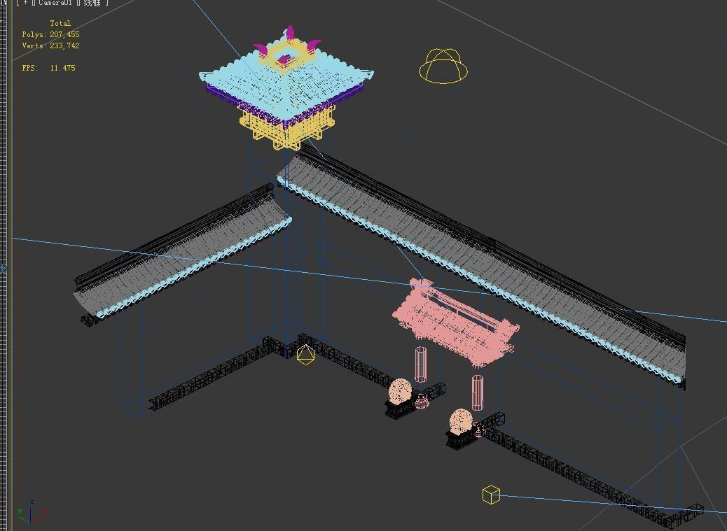 Creativity-Blue Tiles-Wall 12 3D model_3