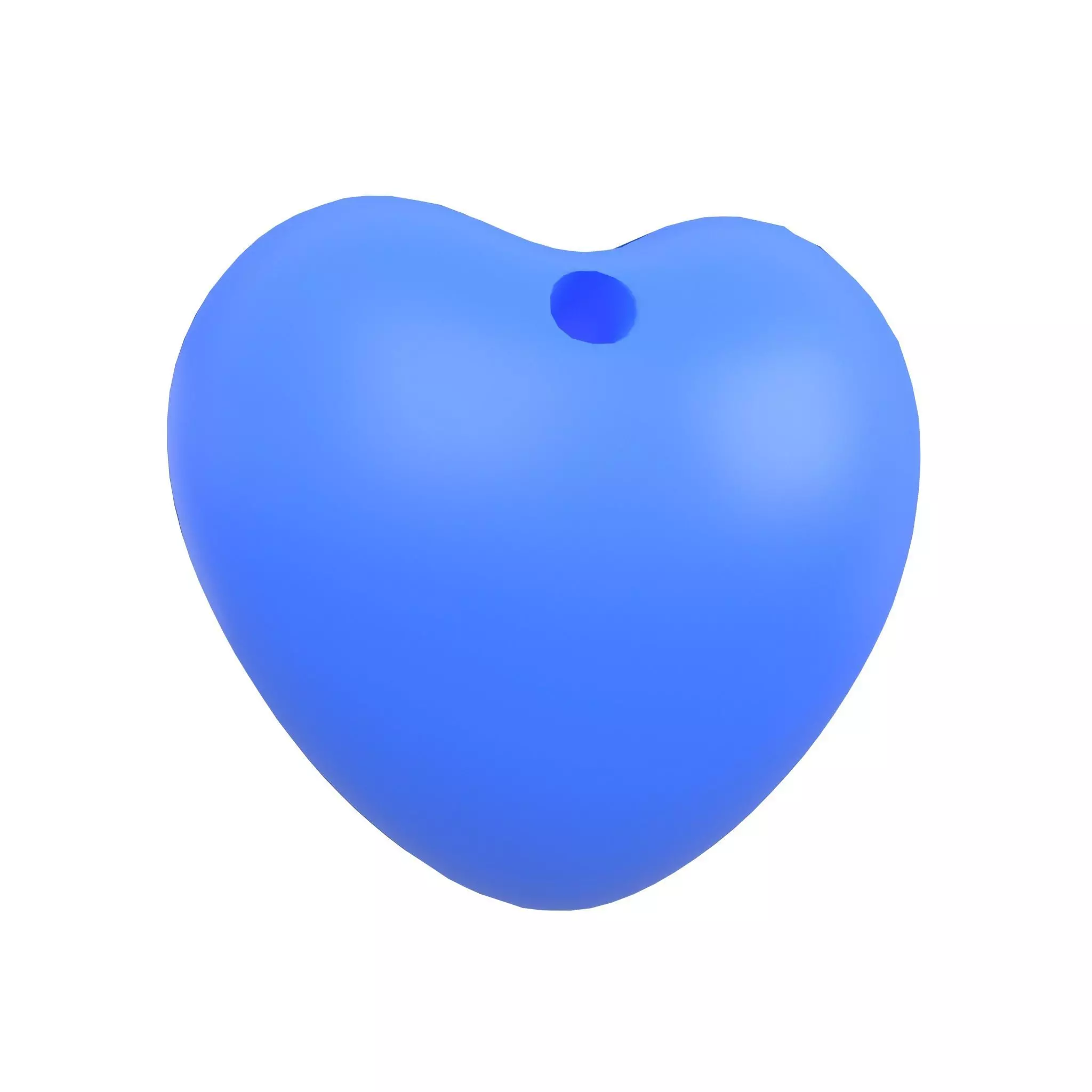 Bule Heart v2 Low-poly 3D model