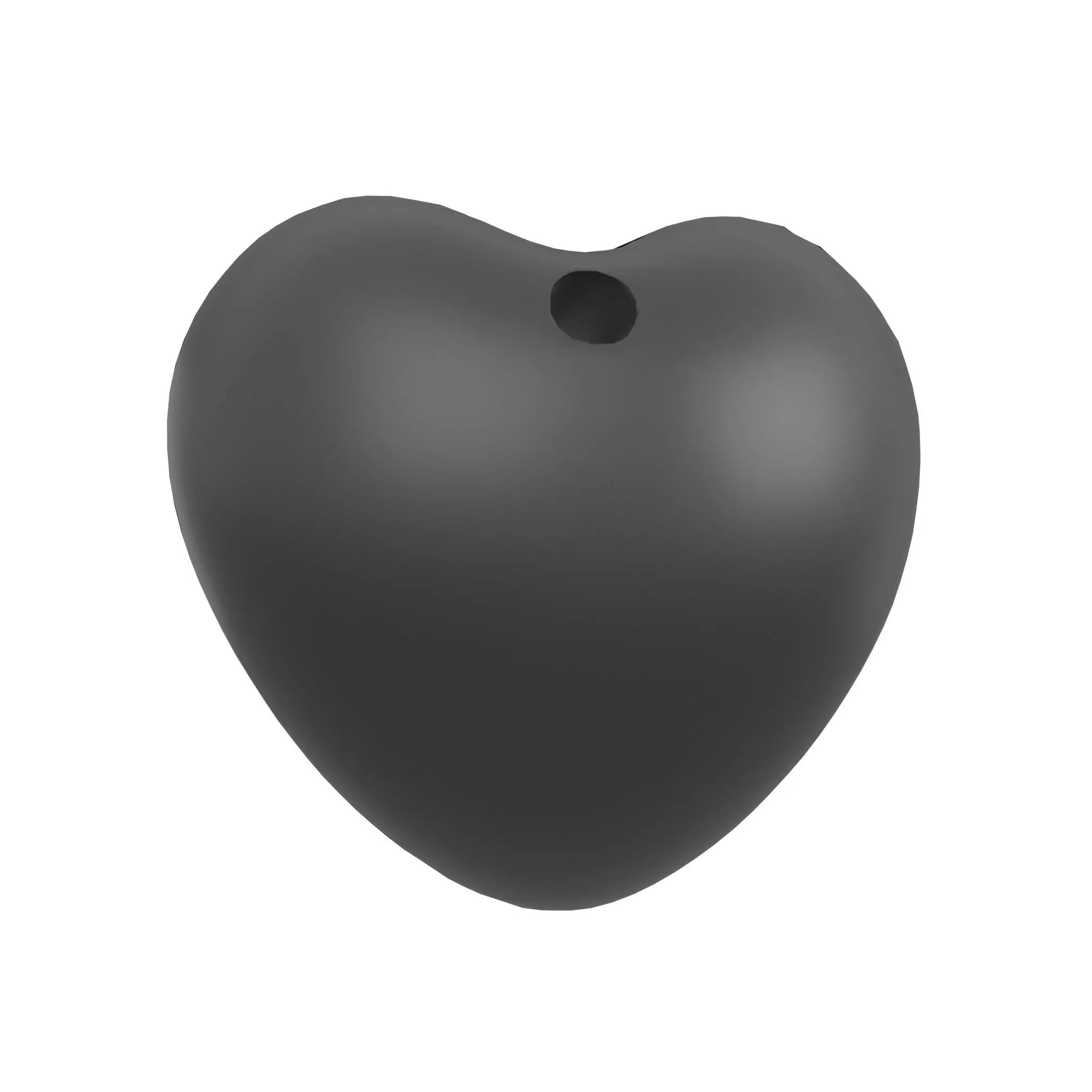 Black Heart v2 Low-poly 3D model