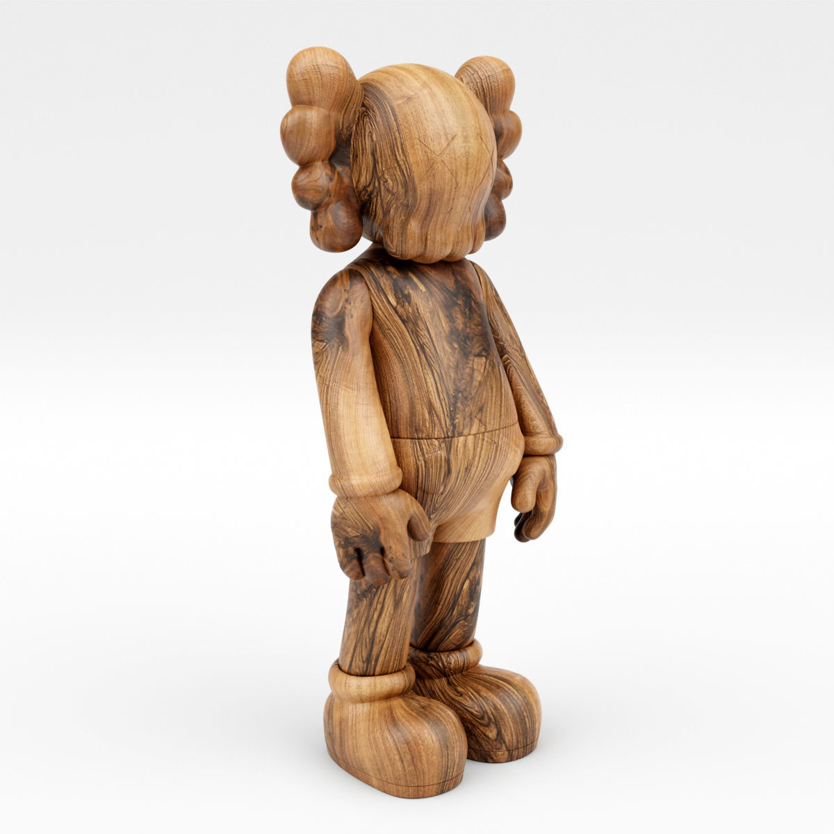 KAWS Wood Companion 3D model_7