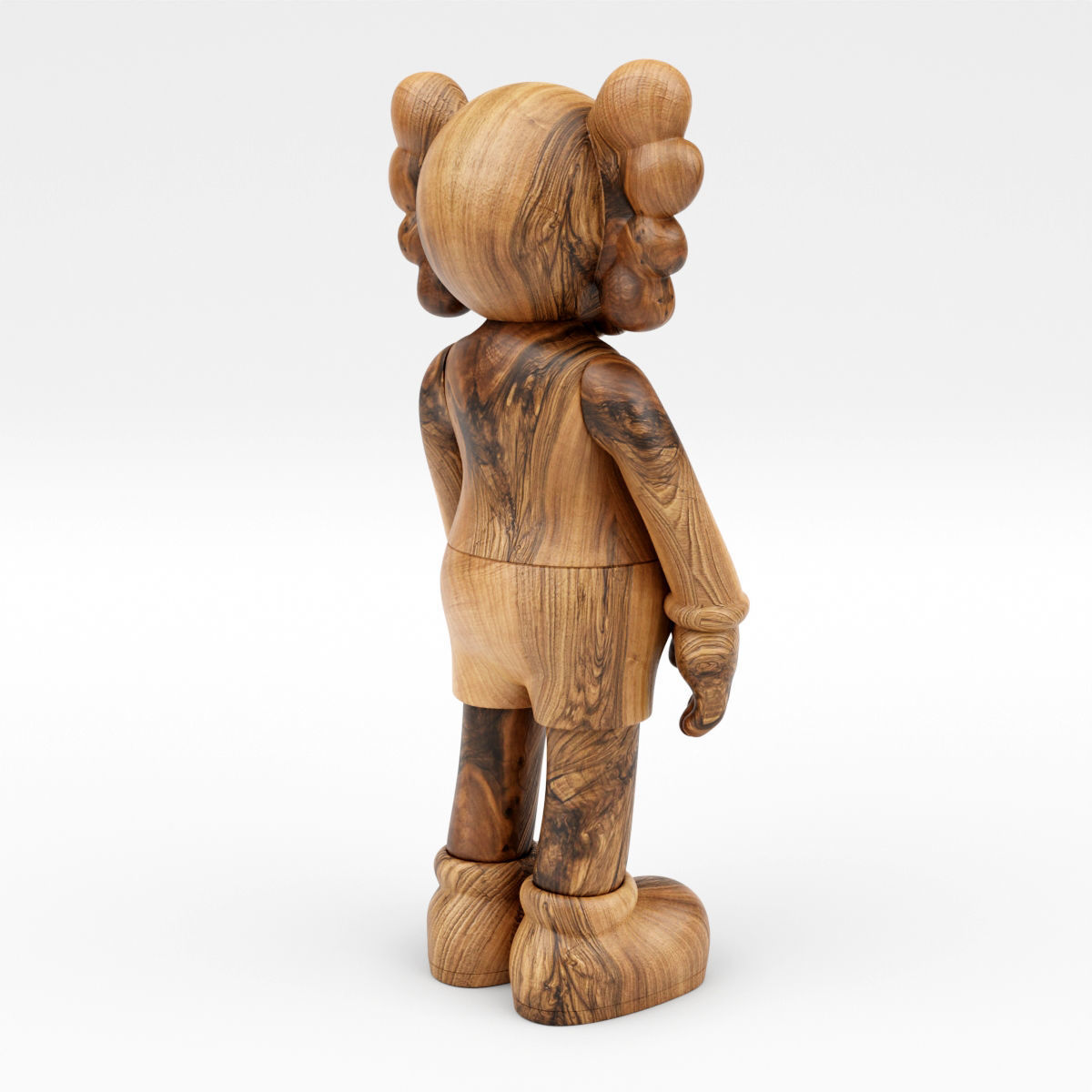 KAWS Wood Companion 3D model_5
