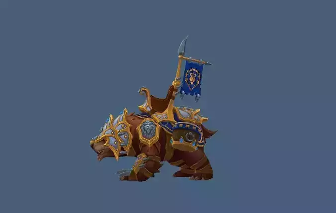 Monture alliance Ourse de Guerre 3d Print 3D print model