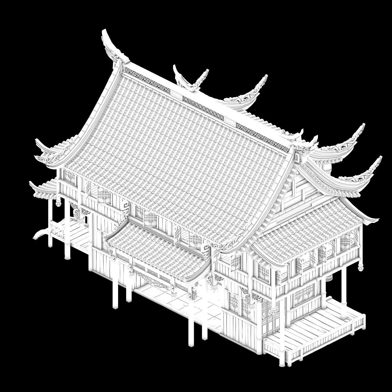 Dali-Architecture-Hotel 03 3D model_2