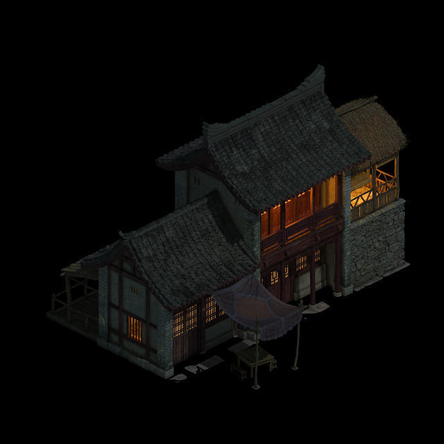 Dali-Architecture-Shop 01 3D model_6