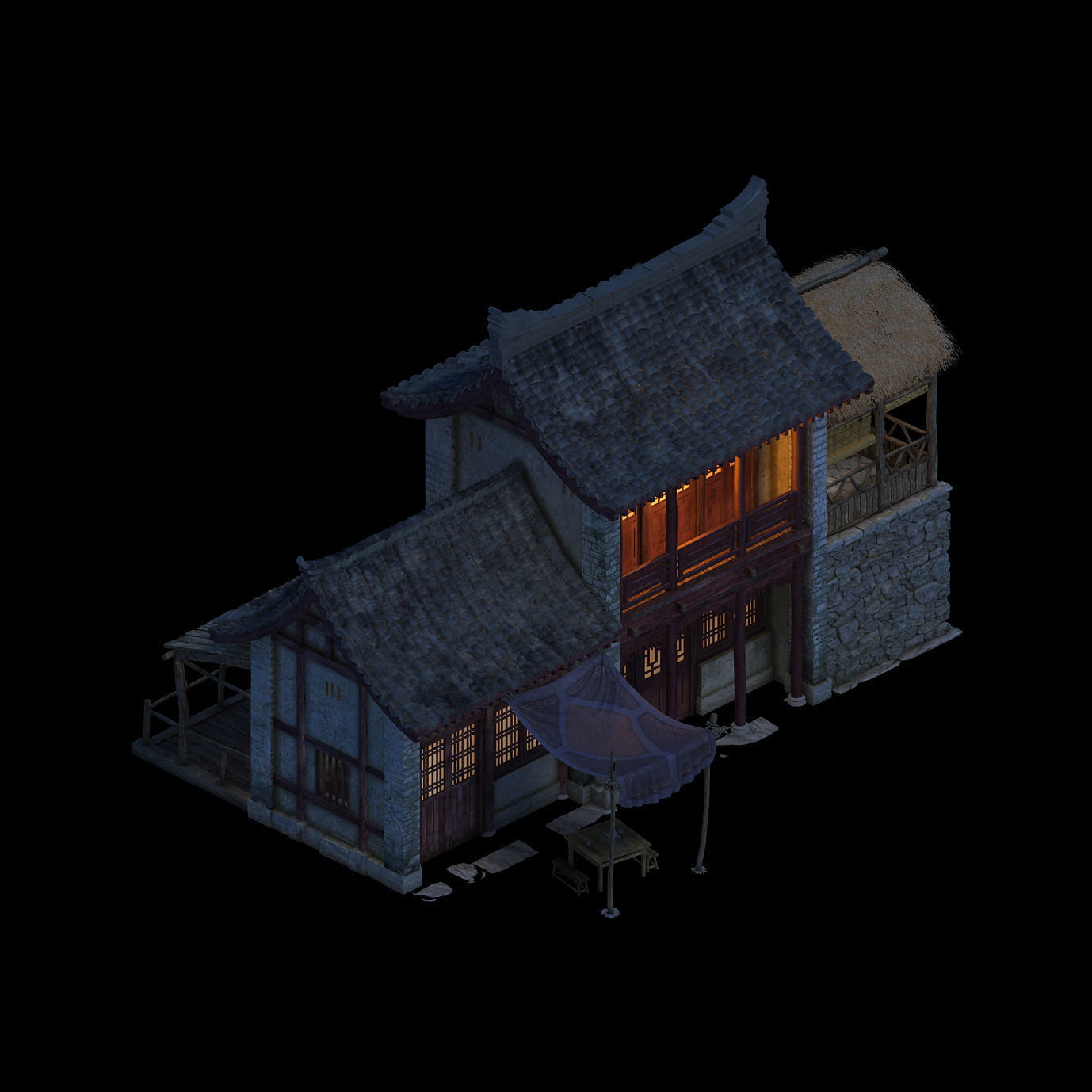 Dali-Architecture-Shop 01 3D model_3