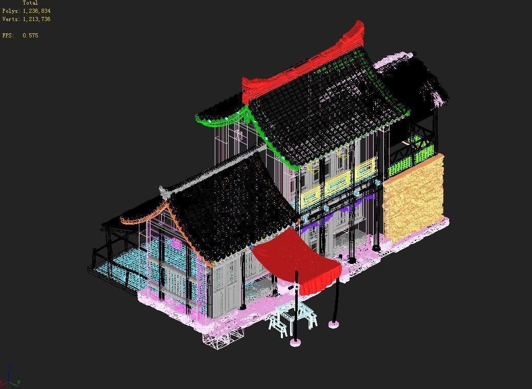 Dali-Architecture-Shop 01 3D model_5