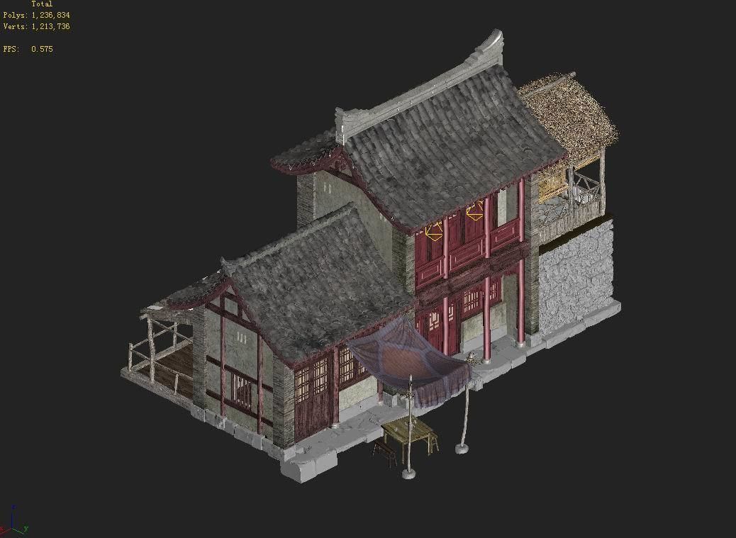 Dali-Architecture-Shop 01 3D model_4