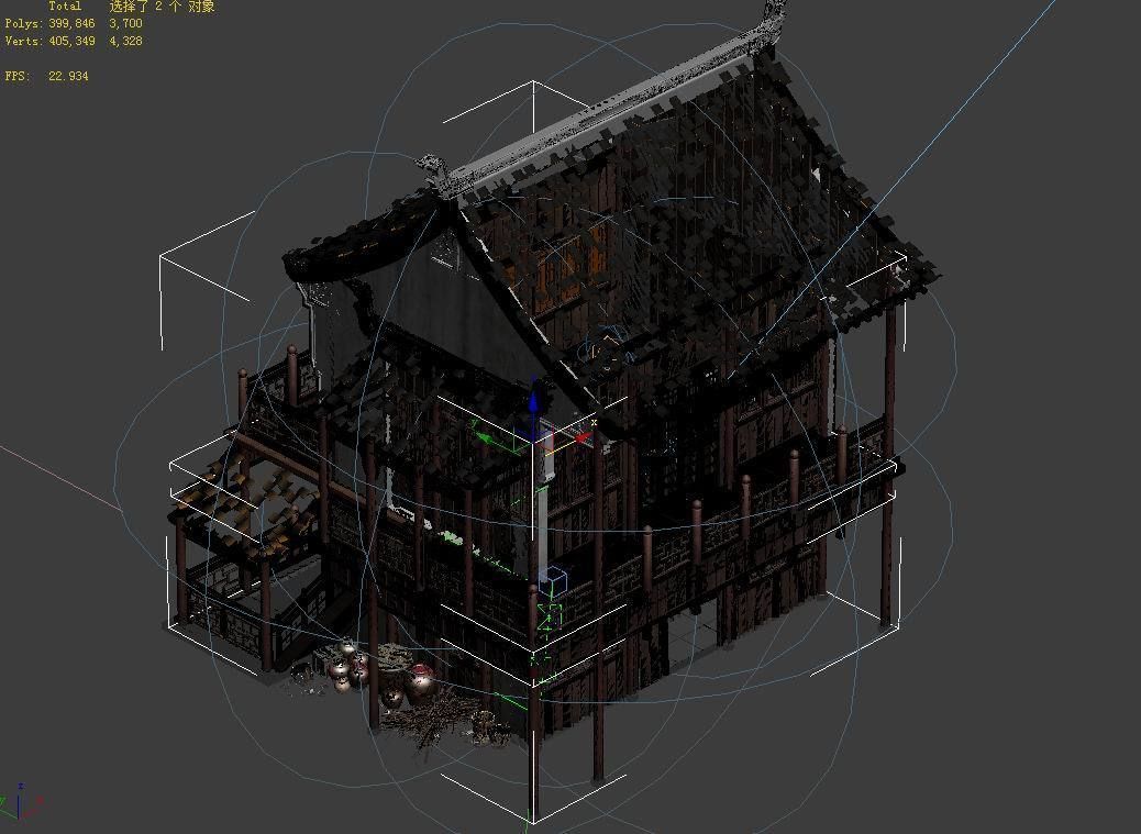 Dali-Architecture-Shop 02 3D model_4