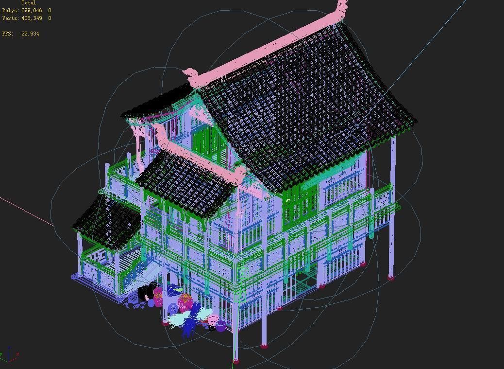 Dali-Architecture-Shop 02 3D model_5