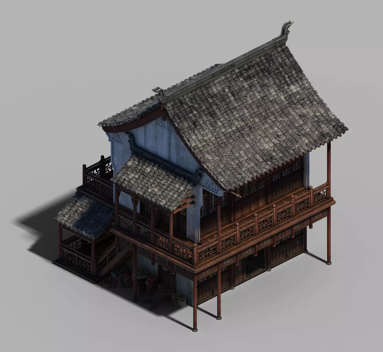 Dali-Architecture-Shop 02 3D model_0