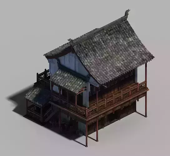 Dali-Architecture-Shop 02 3D model