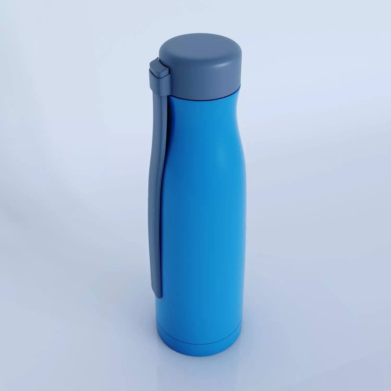 Tupperware Inspired Water Bottle 3D model_0