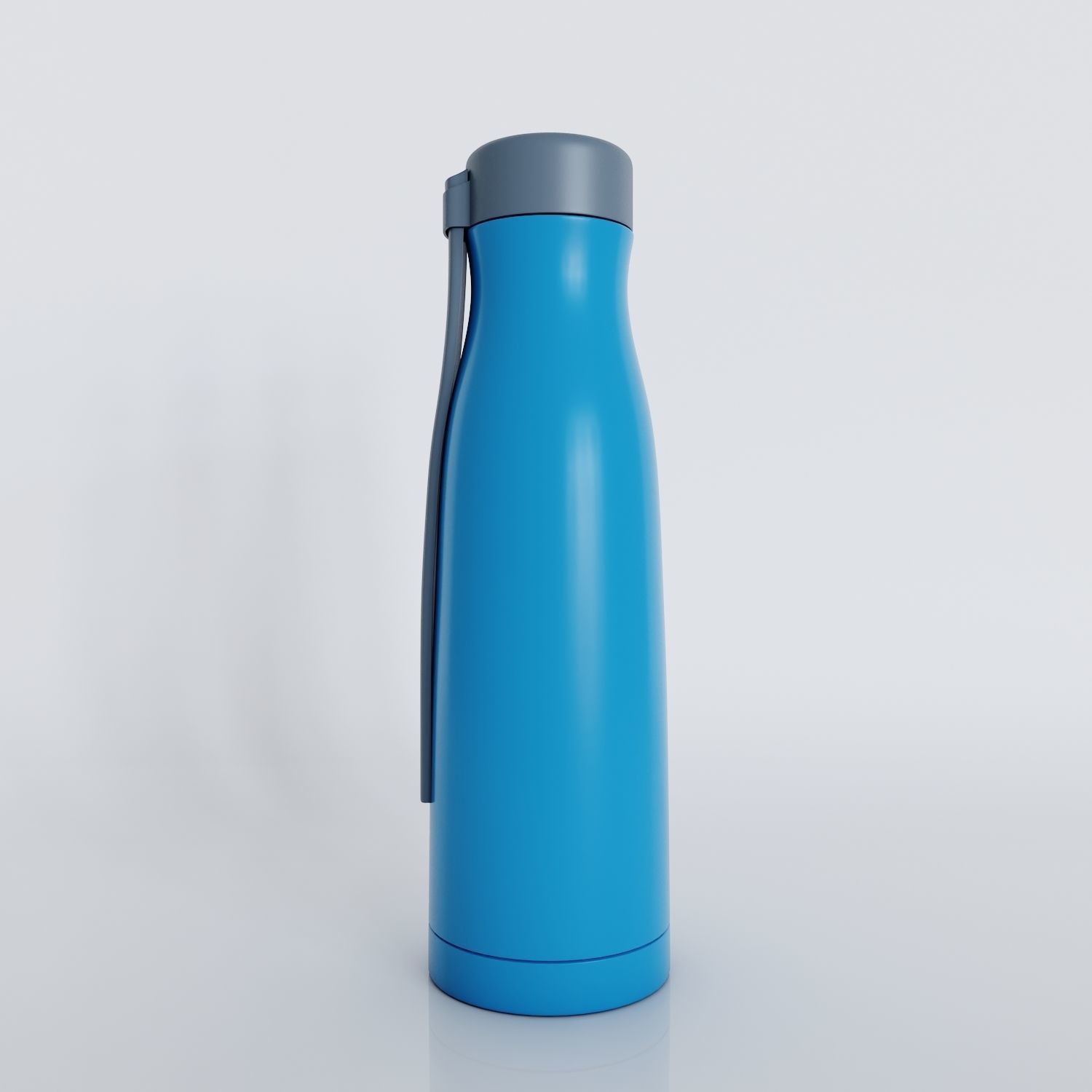 Tupperware Inspired Water Bottle 3D model_1