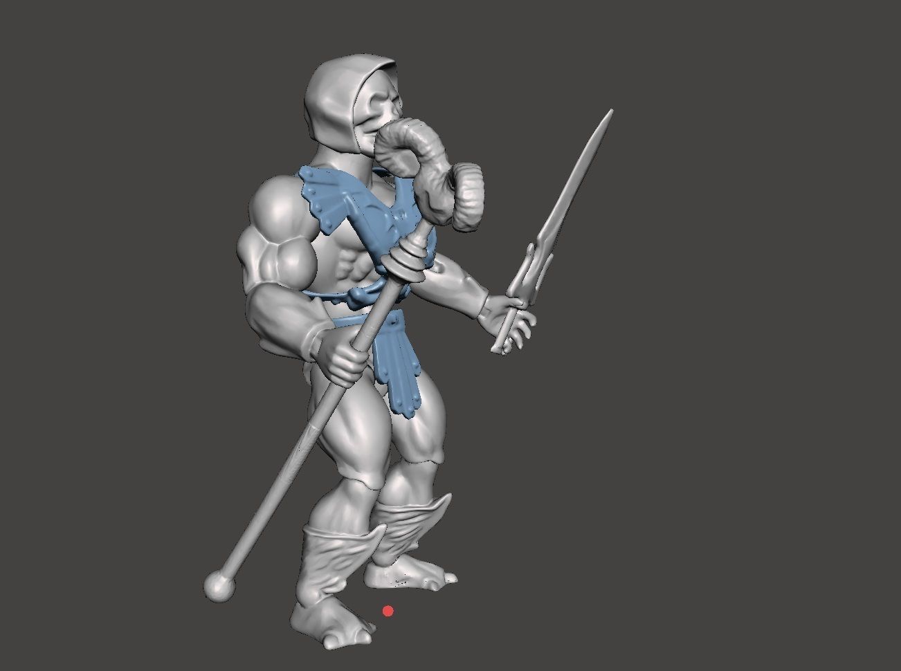 SKELETOR MOTU ACTION FIGURE ORIGINS COMPLETE 3D print model_3