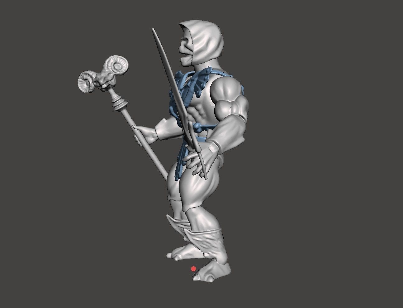 SKELETOR MOTU ACTION FIGURE ORIGINS COMPLETE 3D print model_1