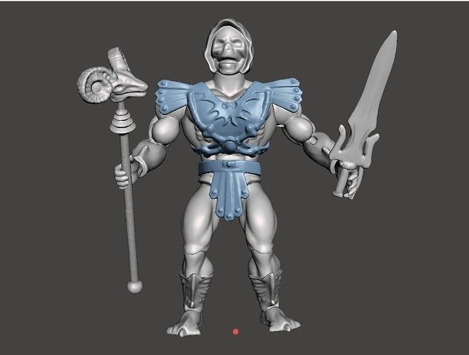 SKELETOR MOTU ACTION FIGURE ORIGINS COMPLETE 3D print model