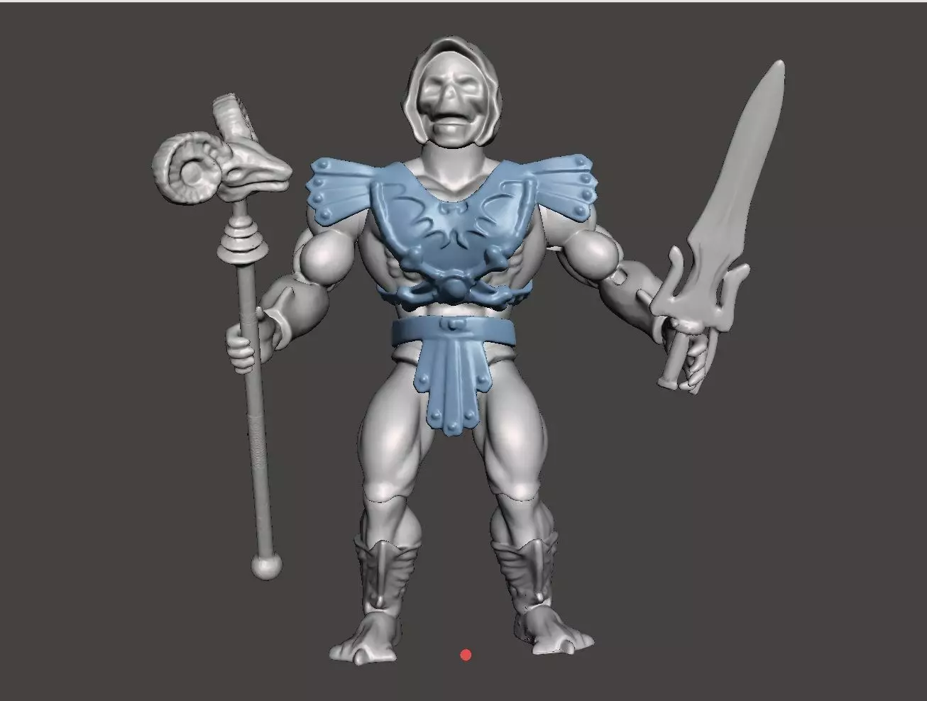 SKELETOR MOTU ACTION FIGURE ORIGINS COMPLETE 3D print model_0