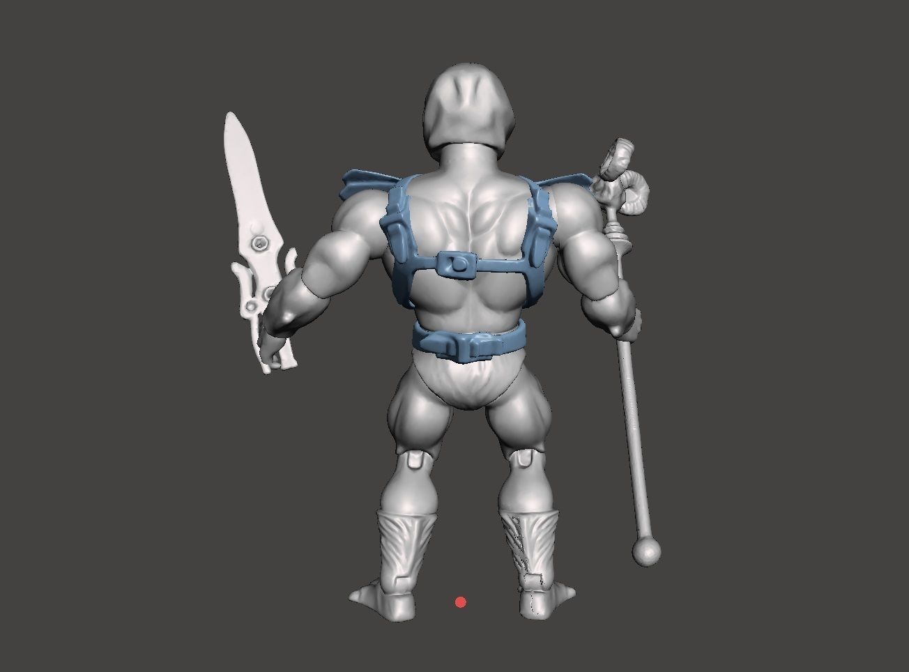 SKELETOR MOTU ACTION FIGURE ORIGINS COMPLETE 3D print model_2