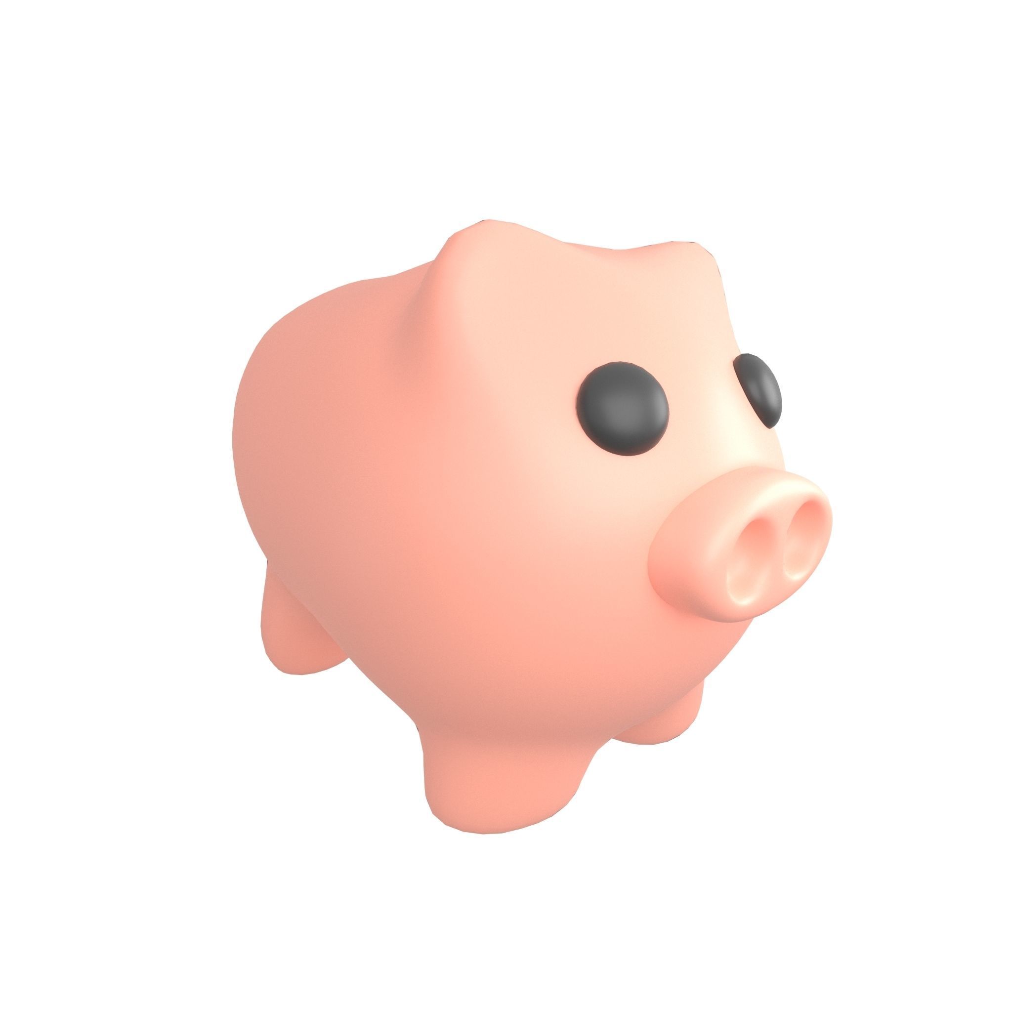 Piggy Bank V1 Pack 02 Low-poly 3D model_46